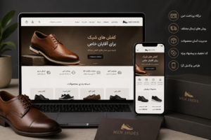 طراحی سایت تخصصی فروشگاه کفش