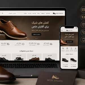 طراحی سایت تخصصی فروشگاه کفش